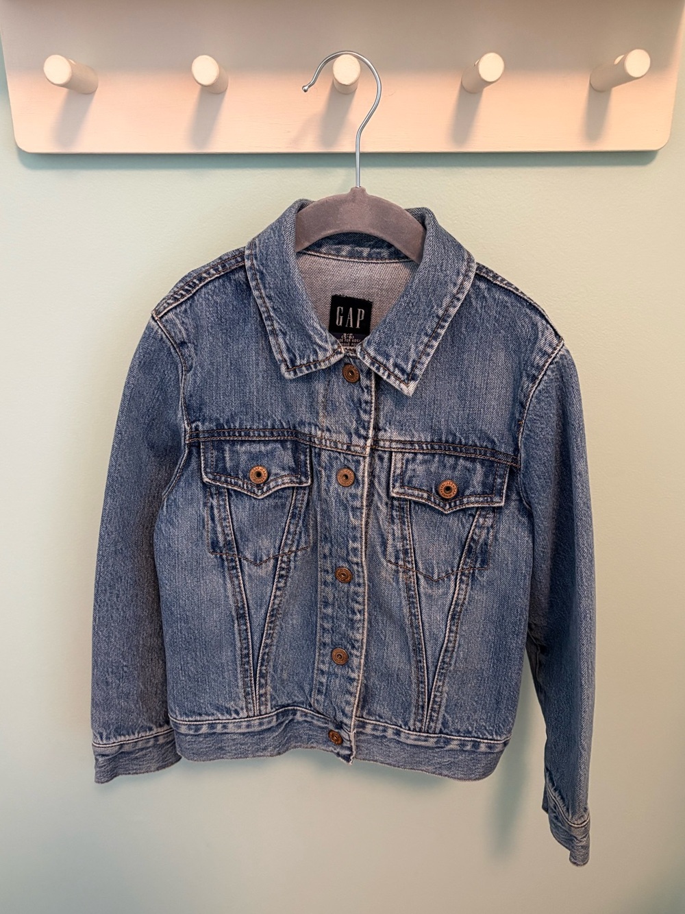 GAP Washed Blue Kids' Denim Jacket
